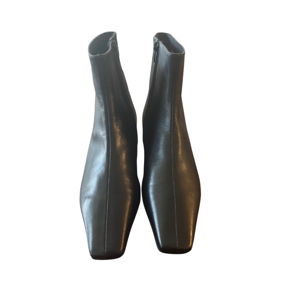 Jeffrey Campbell Ichabod Black Square Toe Ankle Boots Size 9 New - Picture 1 of 6